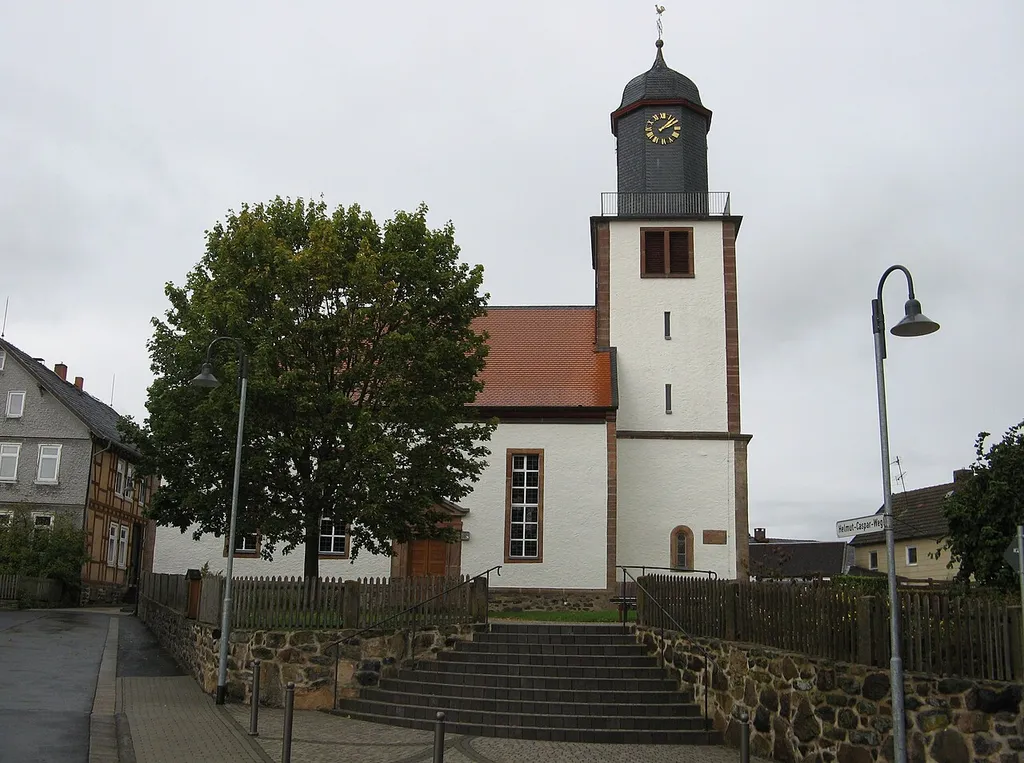 Evangelische Pfarrkirche, Helmut-Caspar-Weg 1, Wallenrod, Lauterbach (Hessen)