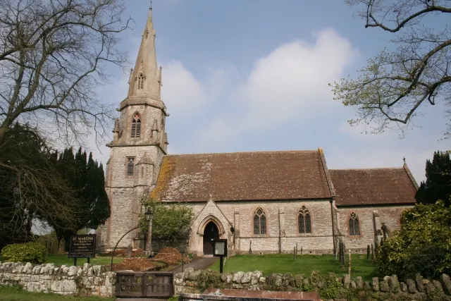 St Martin's Church, Zeals, Wiltshire, England. Designed by Messers George Gilbert Scott (1811 - 1878 of London) and William Bonython Moffatt (1812 - 1887 of London), and built on land donated by the Duke of Somerset, the Church of St. Martin was consecrated in the parish of Mere on 14 October 1846. It became an ecclestial parish on 27 June 1848. The spire was donated in 1876 by local benefactor Julia Chafyn Grove. [1] Location: grid reference ST780317