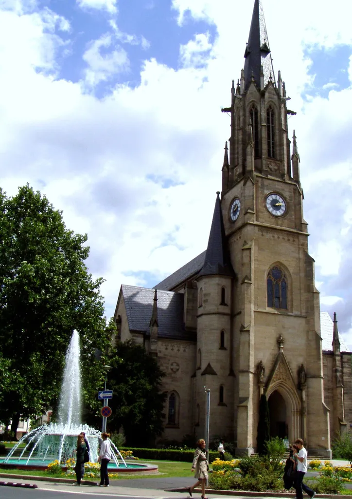 Herz-Jesu-Church in Bad Kissingen, Bavaria, Germany