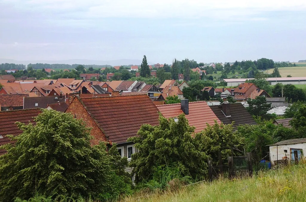 Blick vom Anisberg auf Derenburg