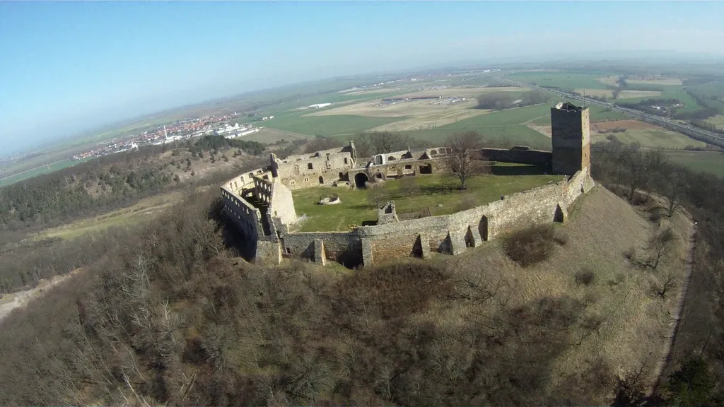 Burg Gleichen aufgenommen von Süden durch meinen Hexacopter