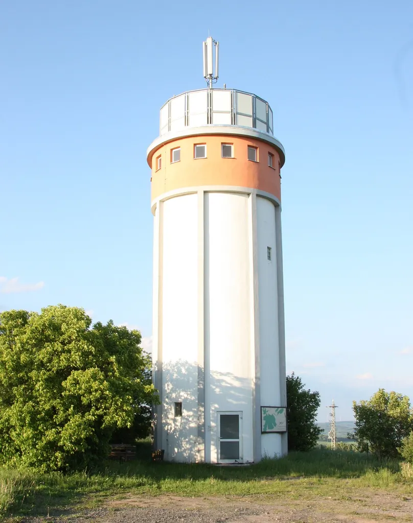 Wasserturm beim Henschtaler Ortsteil Sangerhof (Landkreis Kusel).