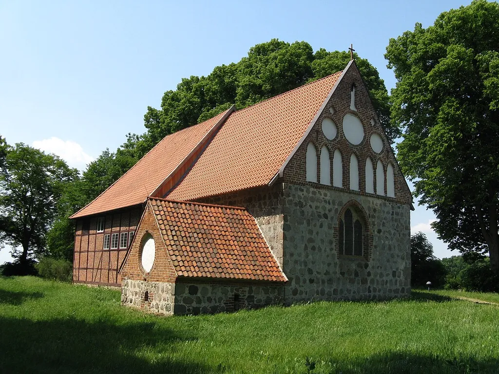 Church of Neuenkirchen (Zarrentin), district Ludwigslust-Parchim, Mecklenburg-Vorpommern, Germany