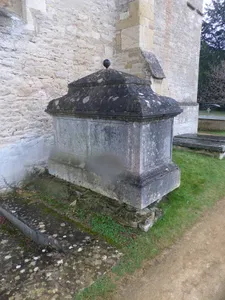 Chest tomb approximately 1/2 metre west of Church of St Mary