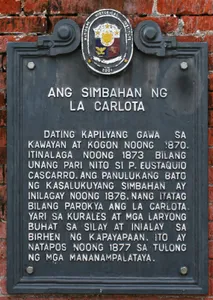 The Church of La Carlota historical marker