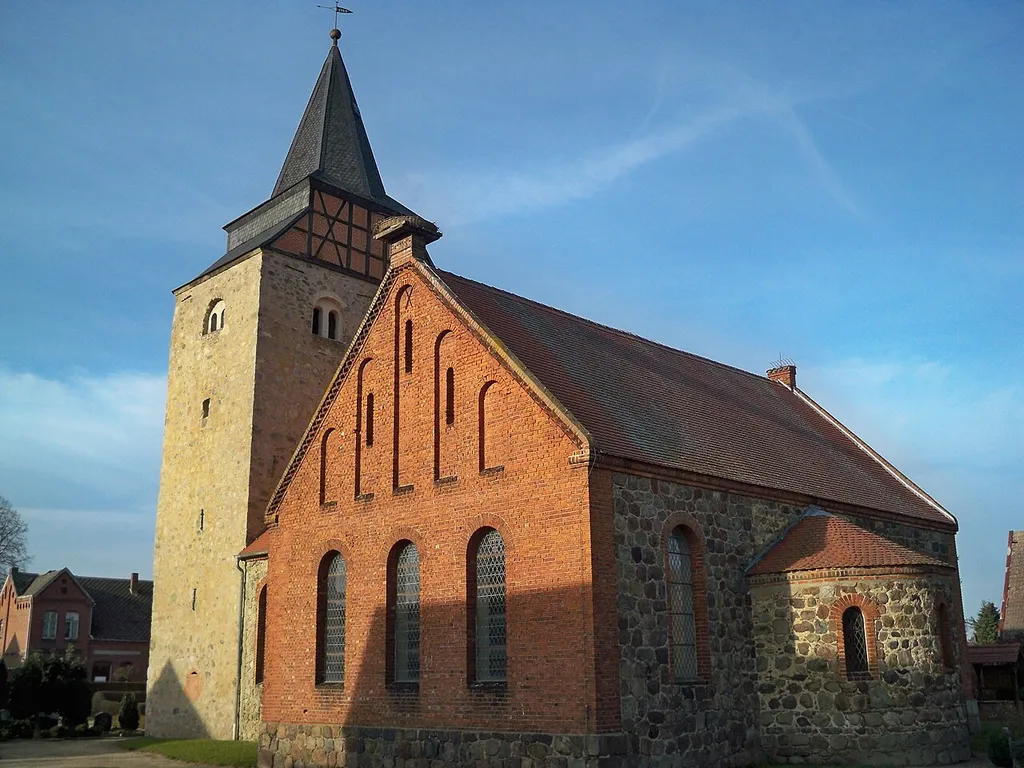 Rohrberg, Saxony-Anhalt, village church from southeast
