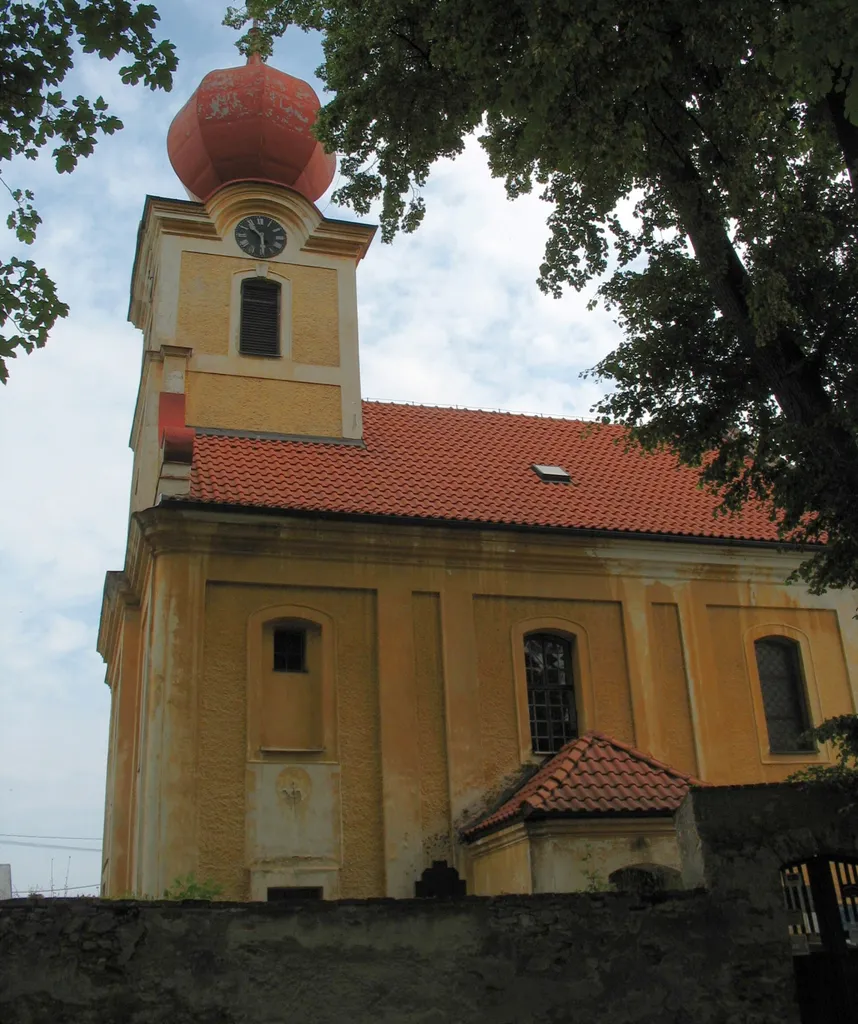 The Church of Saints Philip and James in Šumavské Hoštice, Prachatice District, Czech Republic