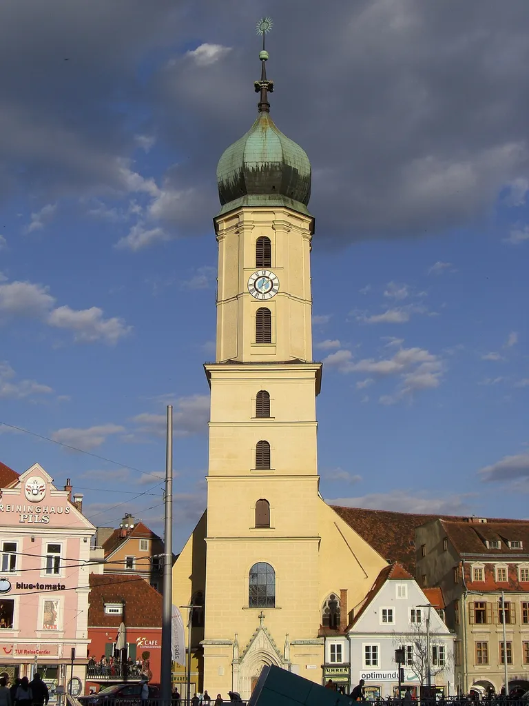 This media shows the protected monument with ObjektID 56680 in Austria. (Commons, de, Wikidata) Franziskanerkirche Graz