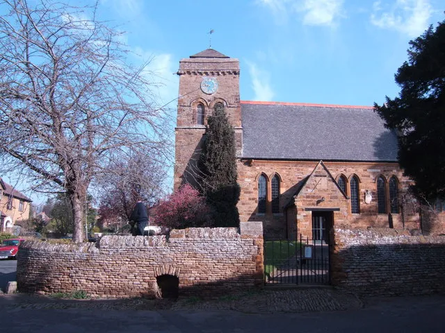 St. Peter's church, Weston Favell The building is built in the golden Northamptonshire sandstone. The village is now a suburb of Northampton.