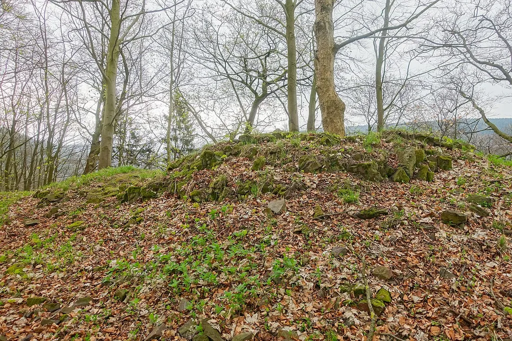Standort des Bergfrieds auf Burg Schildberg