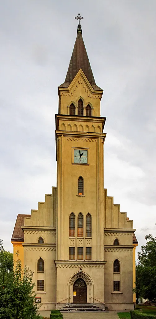 Lutheran church of the Apostles Peter and Paul. Český Těšín, Moravian-Silesian Region, Czech Republic.