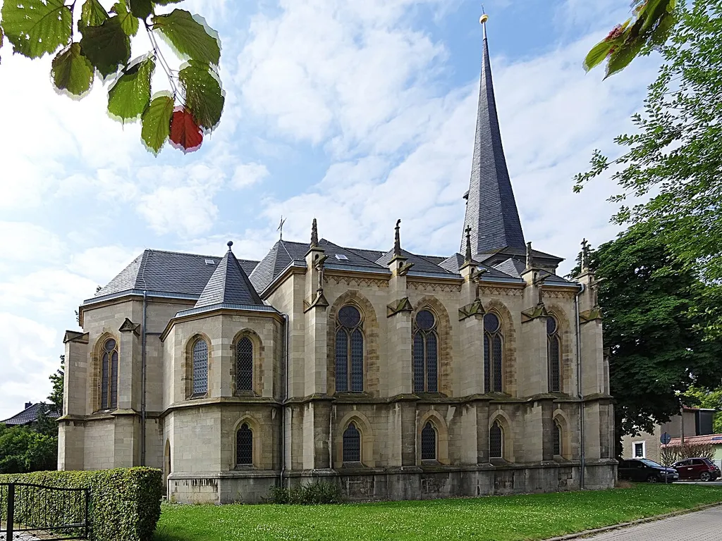 Heiligkreuzkirche (Vieselbach) von Norden
