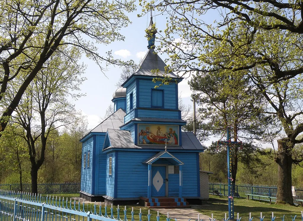 Church in Zapruddja village in Volun oblast(Ukraine).