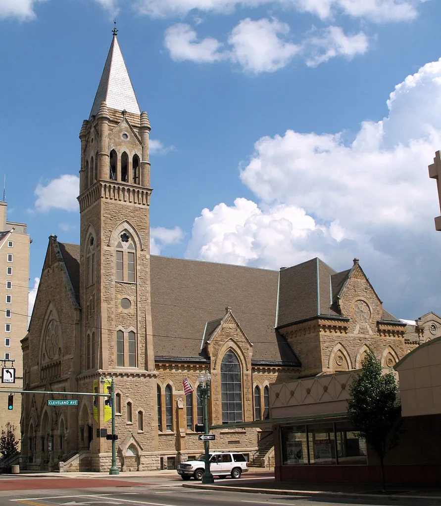 w:National Register of Historic Places listings in Stark County, Ohio First Methodist Episcopal Church, 120 Cleveland Ave., SW, Canton, Ohio. Home church of w:William McKinley. Now known as Church of the Savior.