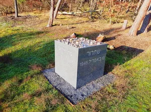 Gedenkstein für gestrandeten Zug bei Farsleben