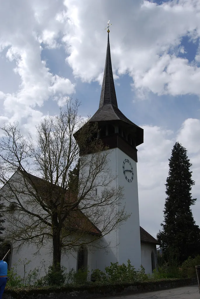 Protestant Church of Ferenbalm, canton of Bern, Switzerland