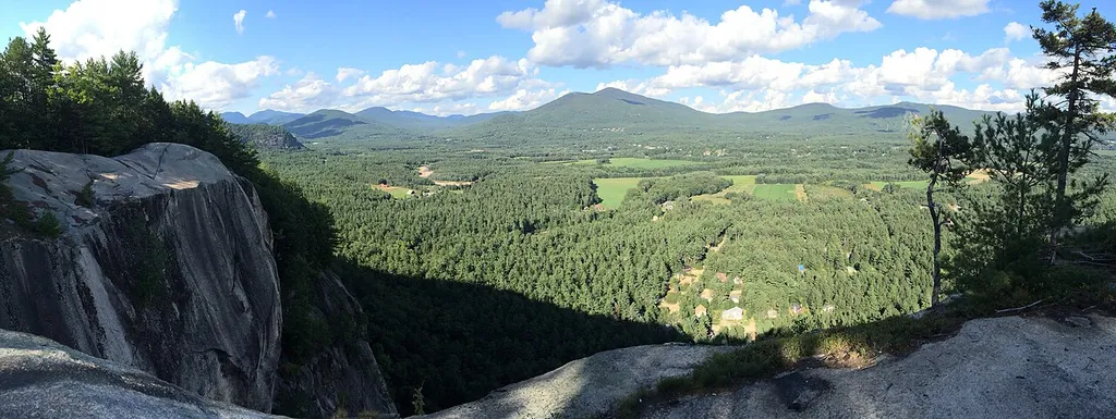 View from Cathedral Ledge in North Conway, NH looking NE