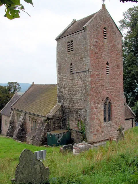 The Old Church Penallt This is a view from the higher end of the graveyard.