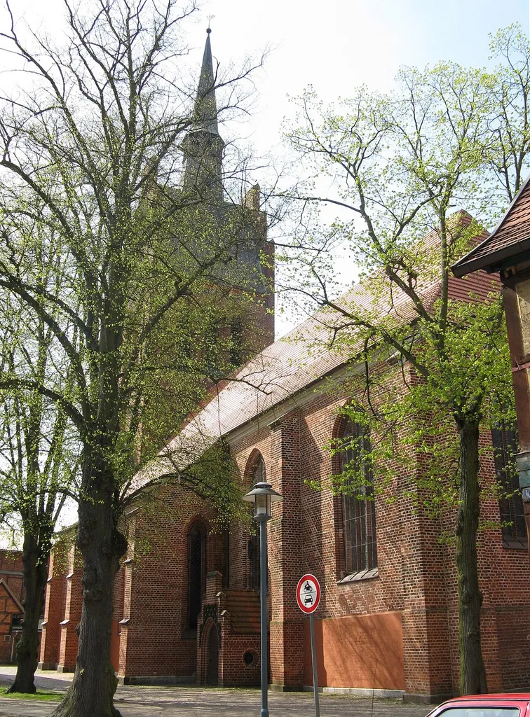Church in Grabow, district Ludwigslust, Mecklenburg-Vorpommern, Germany
