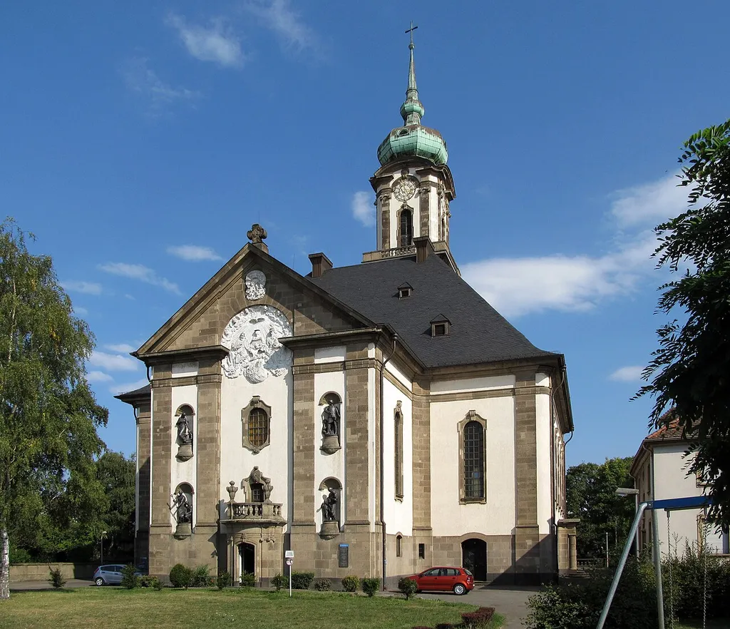 Die evangelische Versöhnungskirche in Völklingen, Saarland