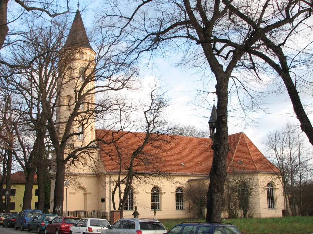 Kreuzkirche, evangelische Kirche in Königs Wusterhausen, Deutschland.