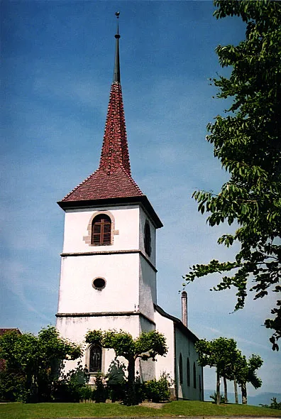 Kirche von Bercher im Juni 2001