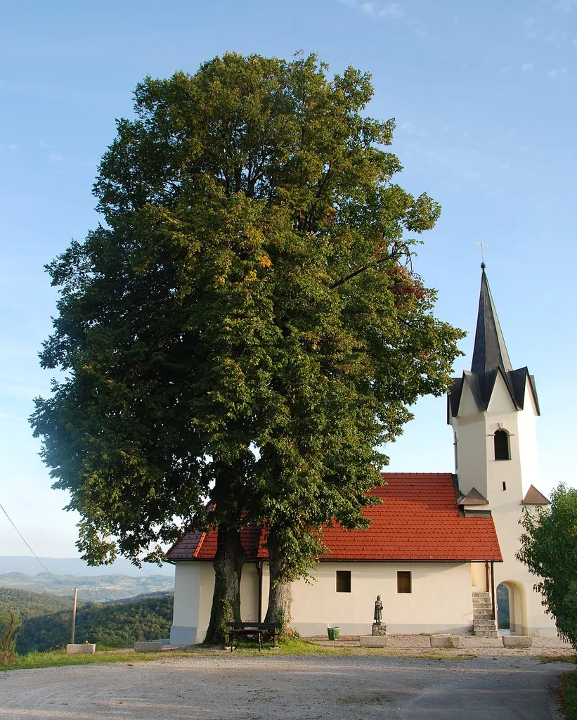 St. James the Greater Church in Pavla Vas (Municipality of Sevnica), southeastern Slovenia.