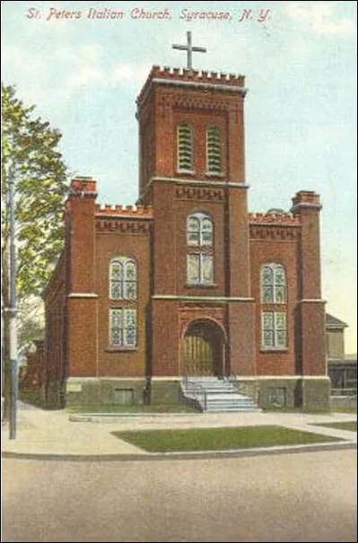 St. Peter's Italian Catholic Church at 130 North State Street in Syracuse, New York