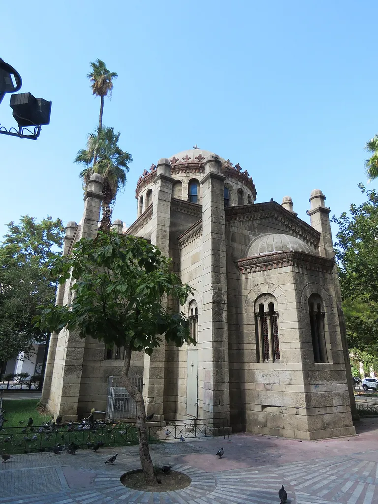 The Holy Church of Saint George of the Hatzikonstas Orphanage at Thermopilon, Athens, Greece.