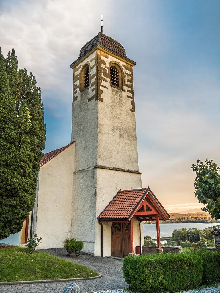 Historic Church, Bellerive, Canton of Vaud, Switzerland