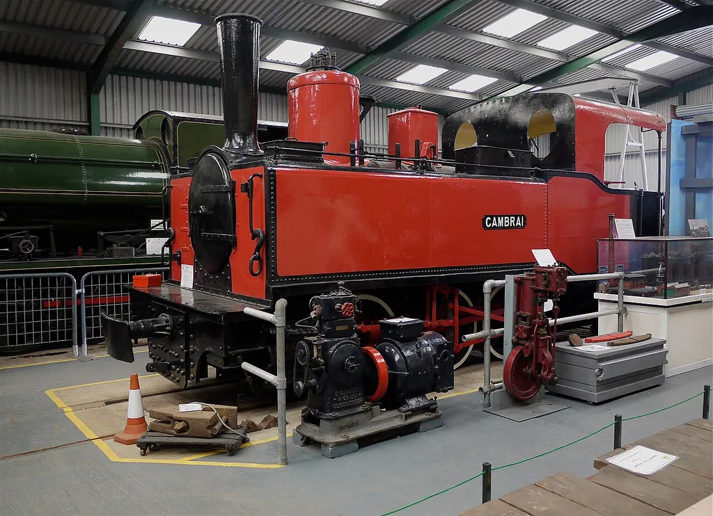 Corpet 493 of 1888 at Irchester Narrow Gauge Railway Trust