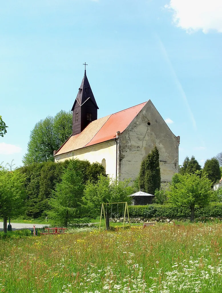 Church in Martinice, part of Votice, Czech Republic