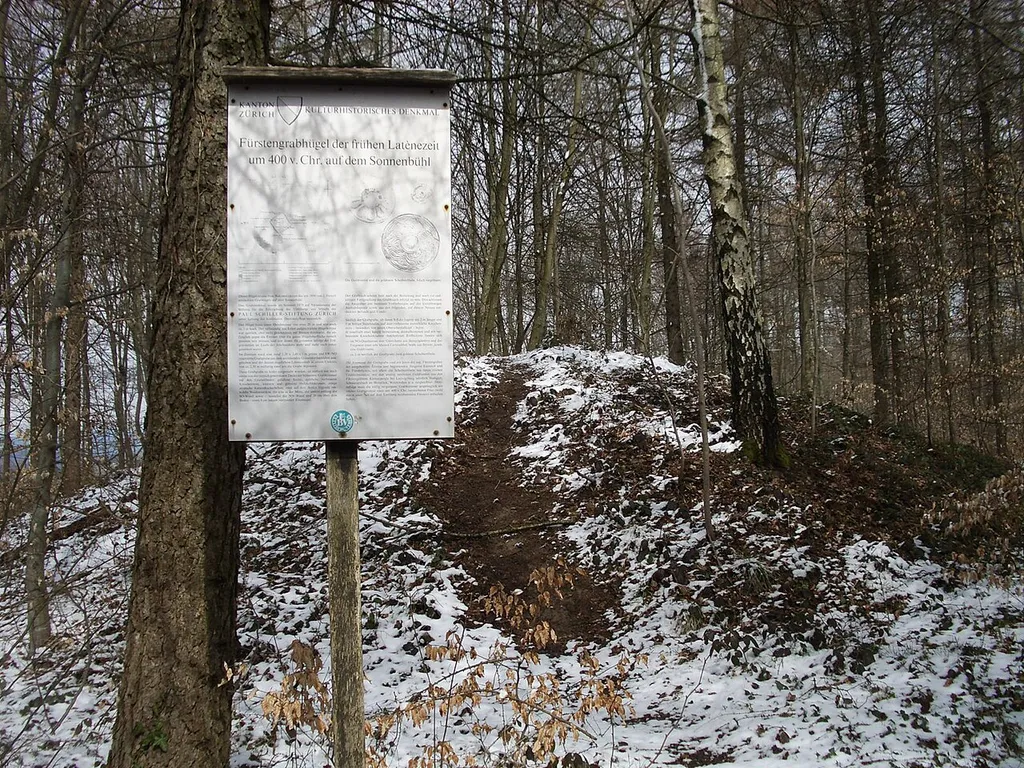 Uetliberg / Uitikon-Waldegg : 'Fürstengrabhügel Sonnenbühl' (La Tène culture)