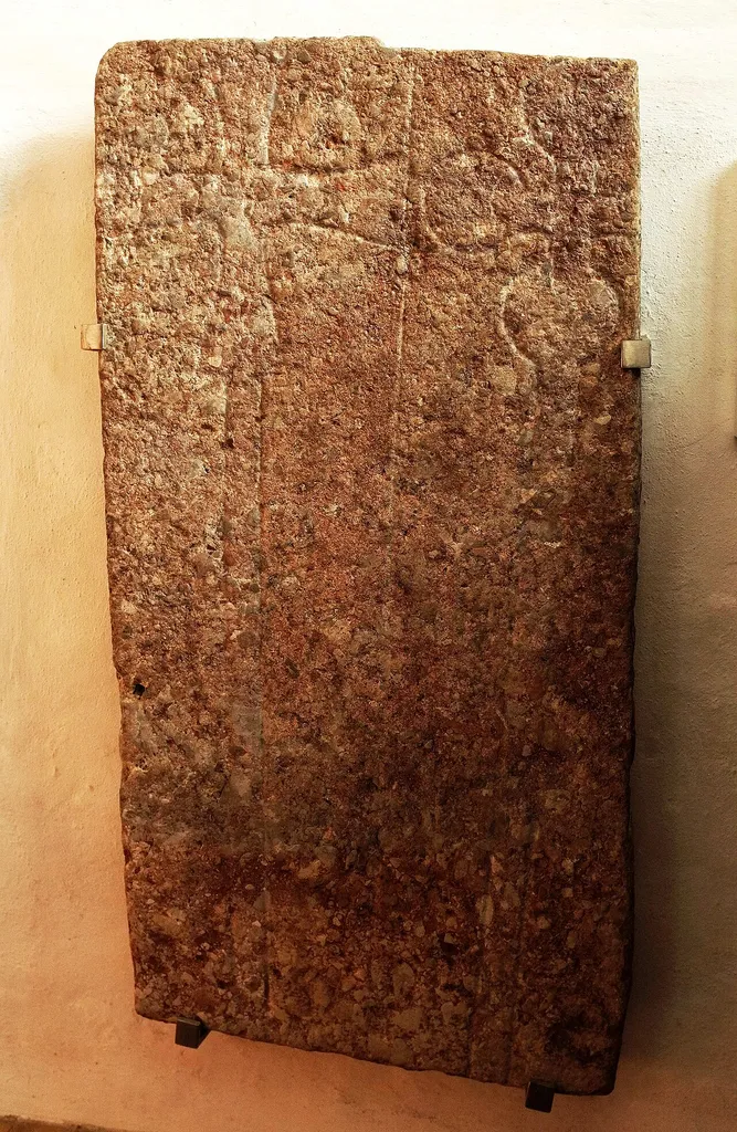 Grave slab, St Leonard's church, Rodney Stoke