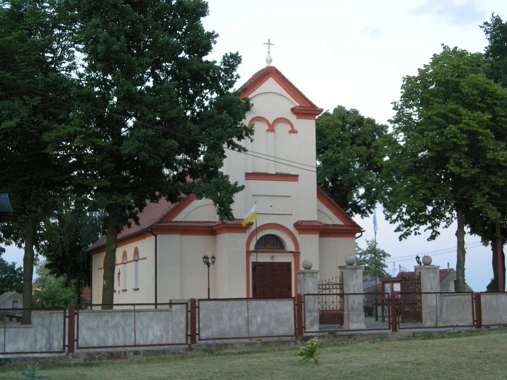 The church in Panigródz, Poland.