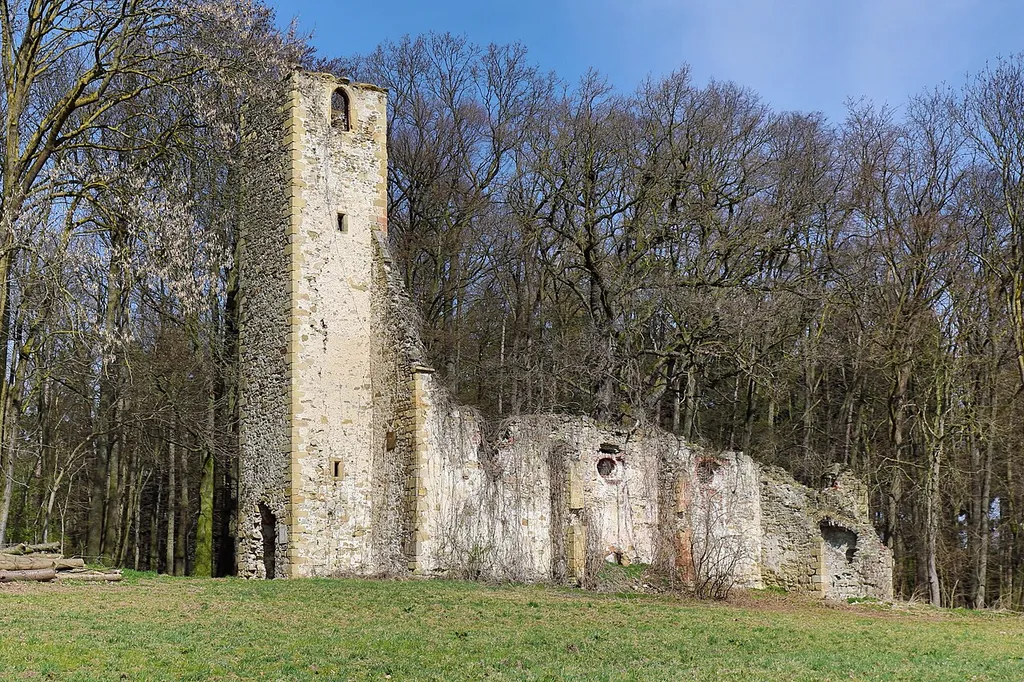 Church ruins of St. Cecilia in Pyhra, Lower Austria.