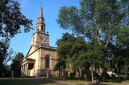 St Ann's parish church, Battlefield, Newcastle-upon-Tyne, seen from the south