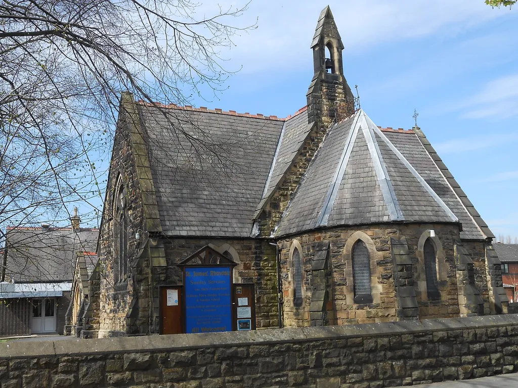 St James' church, Rhosddu, Wrexham, Wales.