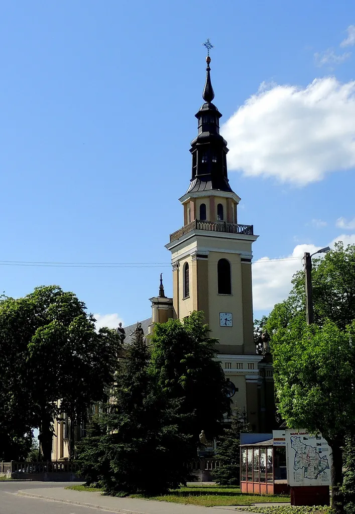 Parzęczew, kościół Wniebowzięcia NMP, 1804, 1910