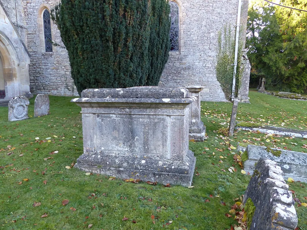 Grade II listed group of monuments in Coln St. Aldwyns, Gloucestershire. Listed as "Group of 5 monuments in the churchyard approximately 6 metres south of chancel to Church of St John the Baptist". .mw-parser-output .messagebox{margin:4px 0;width:auto;border-collapse:collapse;border:2px solid var(--border-color-progressive,#6485d1);background-color:var(--background-color-neutral-subtle,#fbfcff);color:var(--color-base,#202122);box-sizing:border-box;border-inline-start-width:8px}.mw-parser-output .messagebox.mbox-small{font-size:88%;line-height:1.25em}.mw-parser-output .mbox-warning,.mw-parser-output .mbox-speedy{border:2px solid var(--border-color-error,#b22222);background:var(--background-color-error-subtle,#ffdbdb);border-inline-start-width:8px}.mw-parser-output .mbox-serious,.mw-parser-output .mbox-delete,.mw-parser-output .mbox-stop{border:2px solid var(--border-color-error,#b22222);border-inline-start-width:8px}.mw-parser-output .mbox-issue,.mw-parser-output .mbox-content{border:2px solid #f28500;background:var(--background-color-warning-subtle,#ffe);border-inline-start-width:8px}.mw-parser-output .mbox-query,.mw-parser-output .mbox-style{border:2px solid #f4c430;background:var(--background-color-warning-subtle,#ffe);border-inline-start-width:8px}.mw-parser-output .mbox-shit{border:2px solid #960;border-inline-start-width:8px}.mw-parser-output .mbox-license{border:2px solid #88a;border-inline-start-width:initial}.mw-parser-output .mbox-legal{border:2px solid var(--border-color-notice,#666);background:var(--background-color-base,#fff);border-inline-start-width:8px}.mw-parser-output .mbox-honor{border:2px solid #ca3;background:var(--background-color-warning-subtle,#fcf4db);border-inline-start-width:8px}.mw-parser-output .mbox-growth{border:2px solid #8d4;background:var(--background-color-success-subtle,#d5fdf4);border-inline-start-width:8px}.mw-parser-output .mbox-move{border:2px solid #93c;border-inline-start-width:8px}.mw-parser-output .mbox-protection,.mw-parse