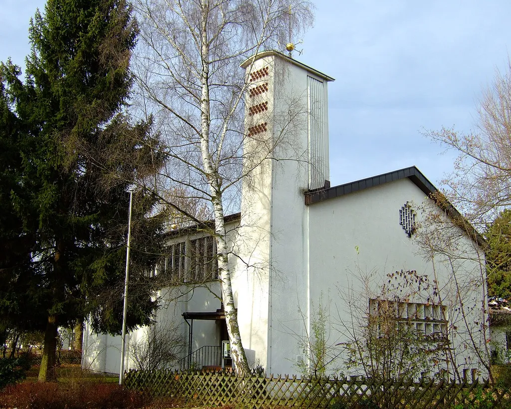 The Protestant Church "Heilig-Geist-Kirche" of Neckarsulm-Amorbach (the part of the town Neckarsulm)