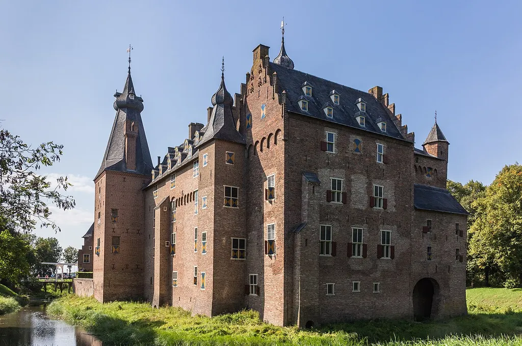 Kasteel Doorwerth Back of the castle.