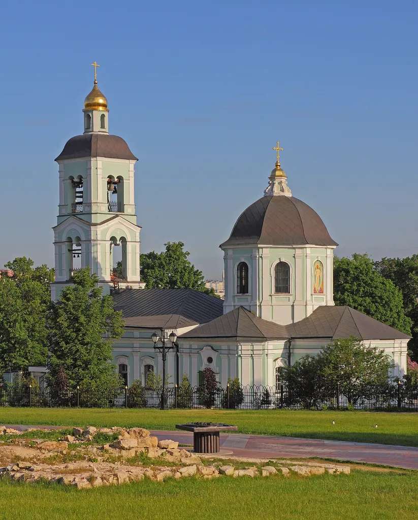 Moscow, Russia. Tsaritsyno Museum Reserve. Church of the Theotokos Life-giving Spring.
