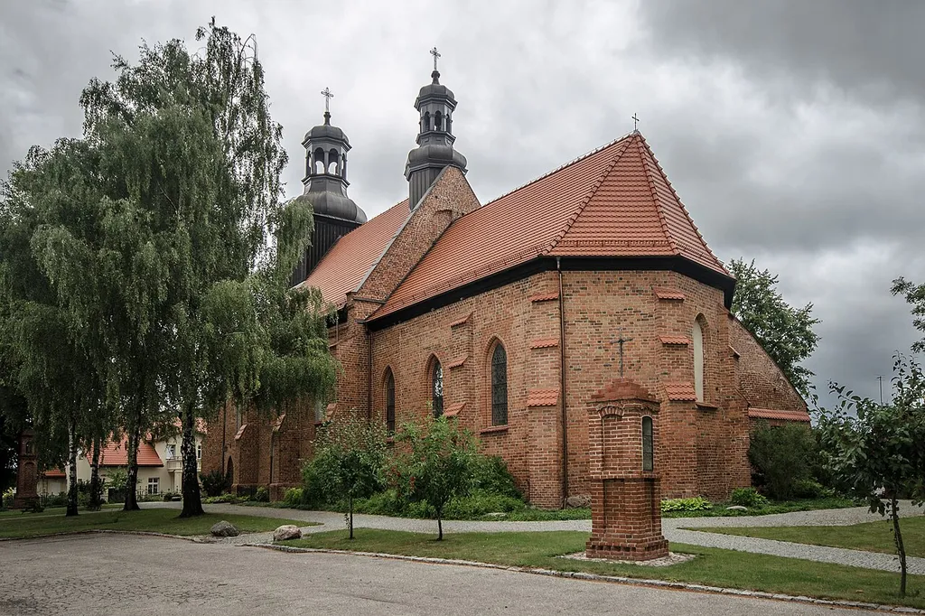 Gniewkowo, kościół par. p.w. śś. Mikołaja i Konstancji, XIV, 1871
