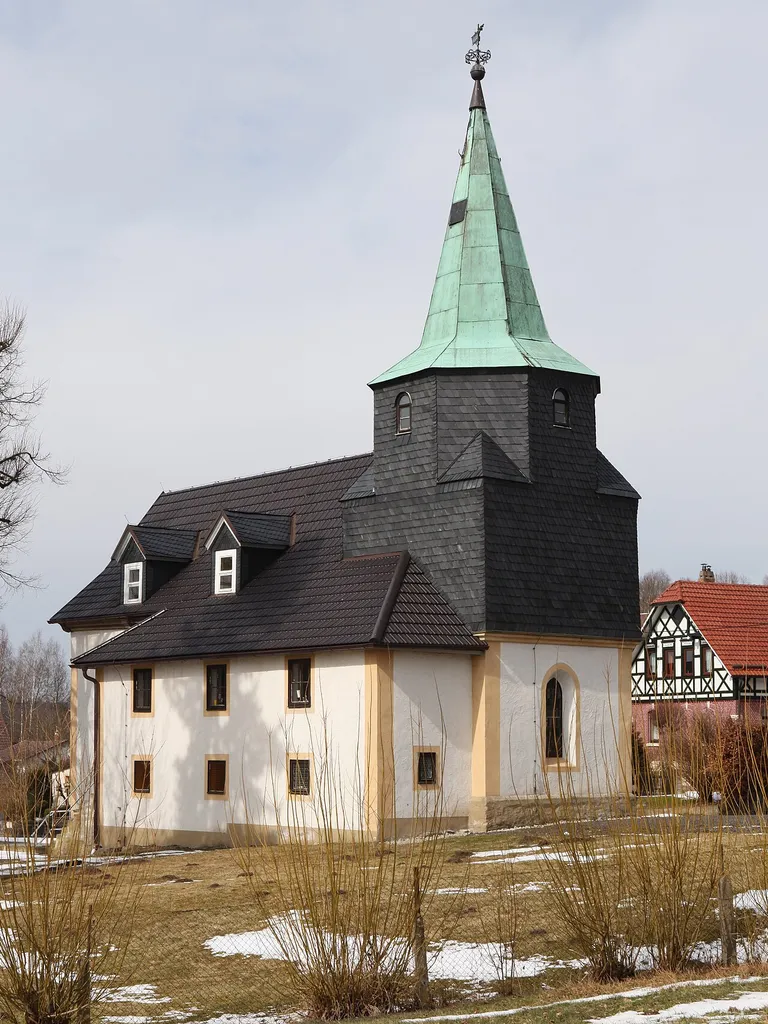 Evangelisch-Lutherische Kirche in Schwarzbach, OT von Auengrund, Landkreis Hildburghausen