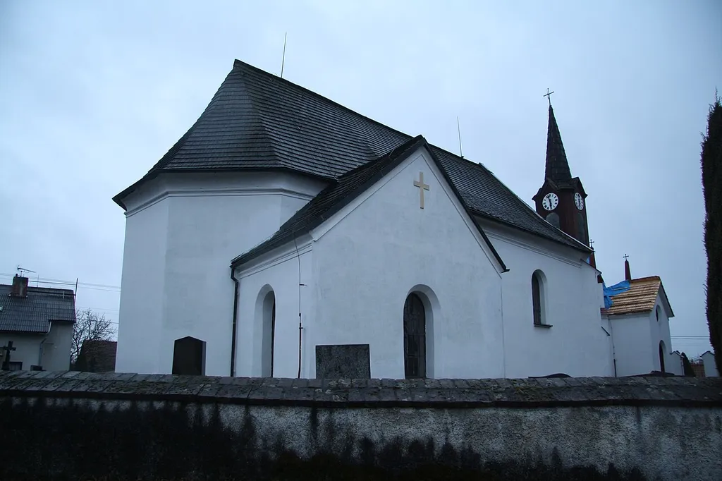 Church of Holy Trinity in Psáře, Benešov District.