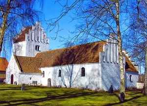 Old church in Aunsø