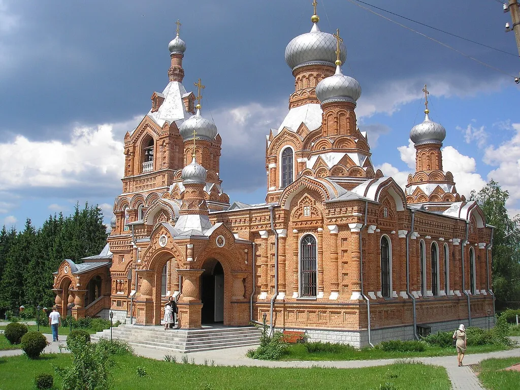The church in the village of Darna, Istra district, Moscow region.