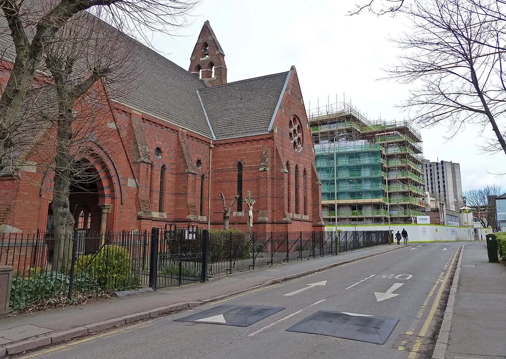St Andrew's parish church, Jarrom Street, Leicester, seen from the south