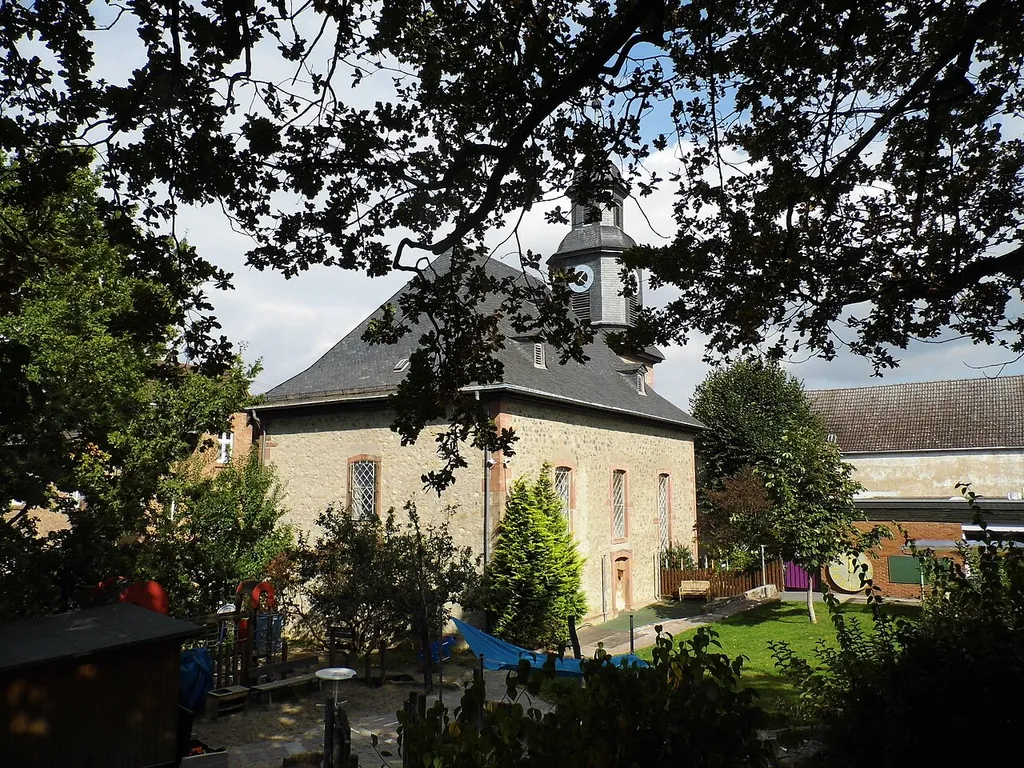 Berkersheim, Kirche, Rückseite